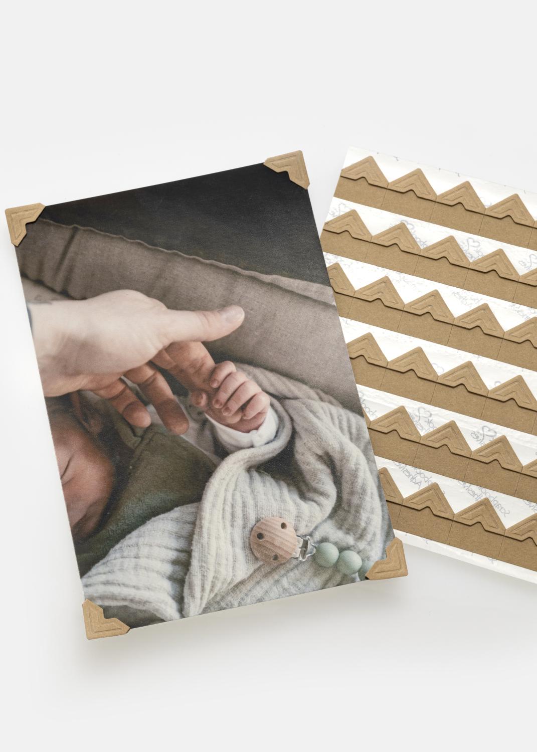 Product Image for 3L Creative Photo Corners Braun - 108 St.