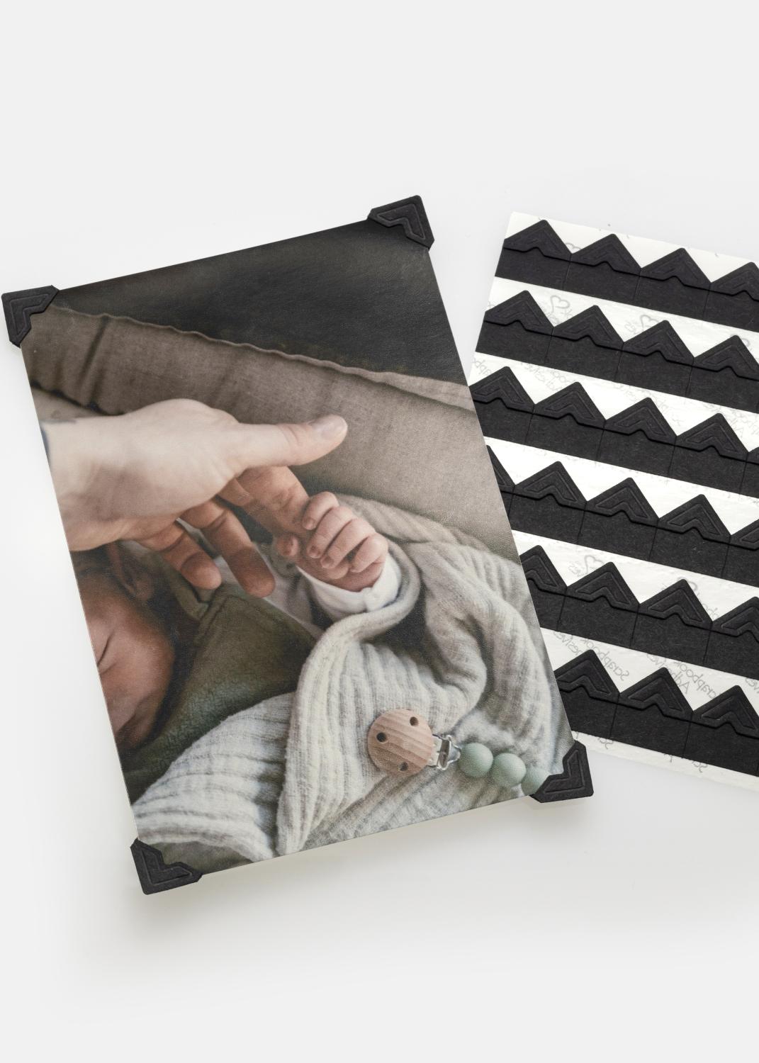 Product Image for 3L Creative Photo Corners Schwarz - 108 St.