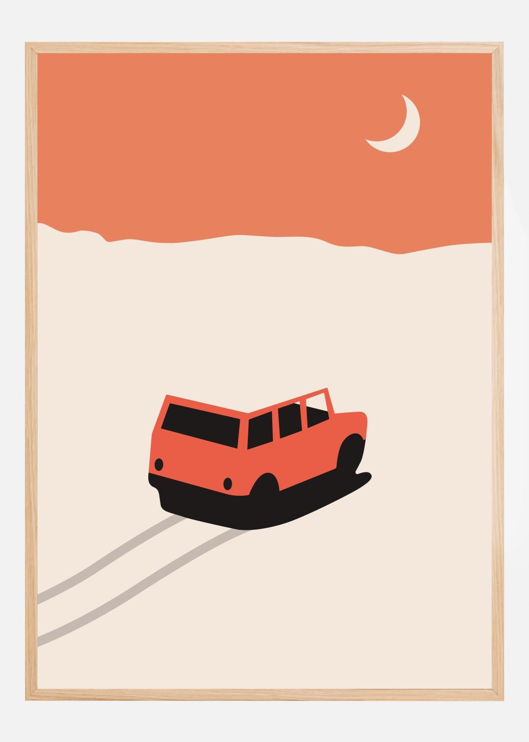 Product Image for Car In Desert Poster (30x40 cm)