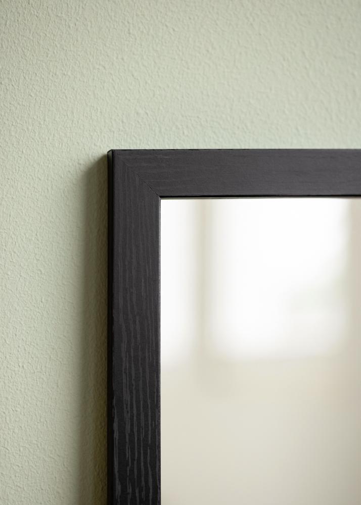 Spiegel Overdoor Schwarz 34x100 cm