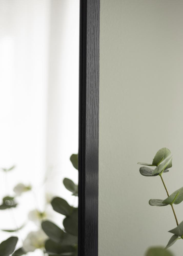 Spiegel Overdoor Schwarz 34x100 cm