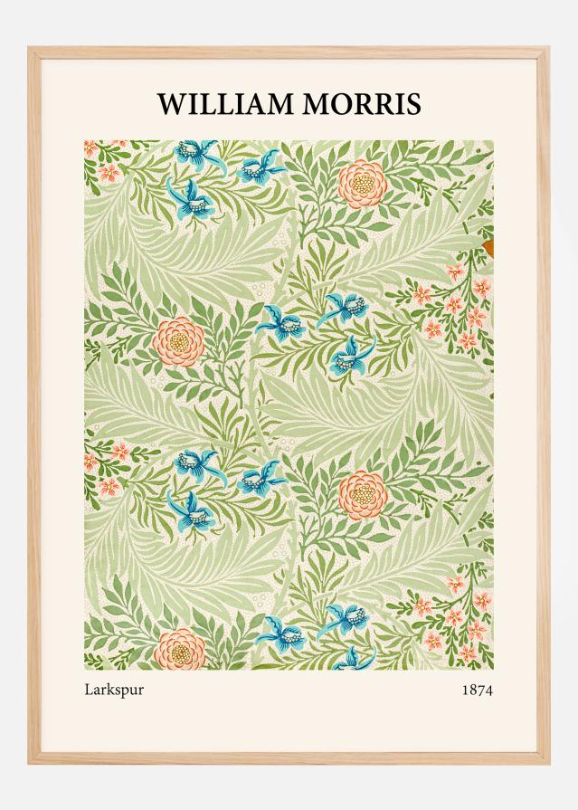 William Morris - Larkspur Poster