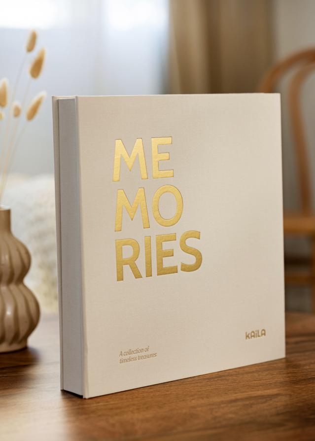 KAILA Fotoalbum Memories Cream - 600 Bilder i 10x15 cm