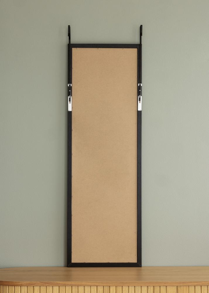 Spiegel Overdoor Schwarz 34x100 cm