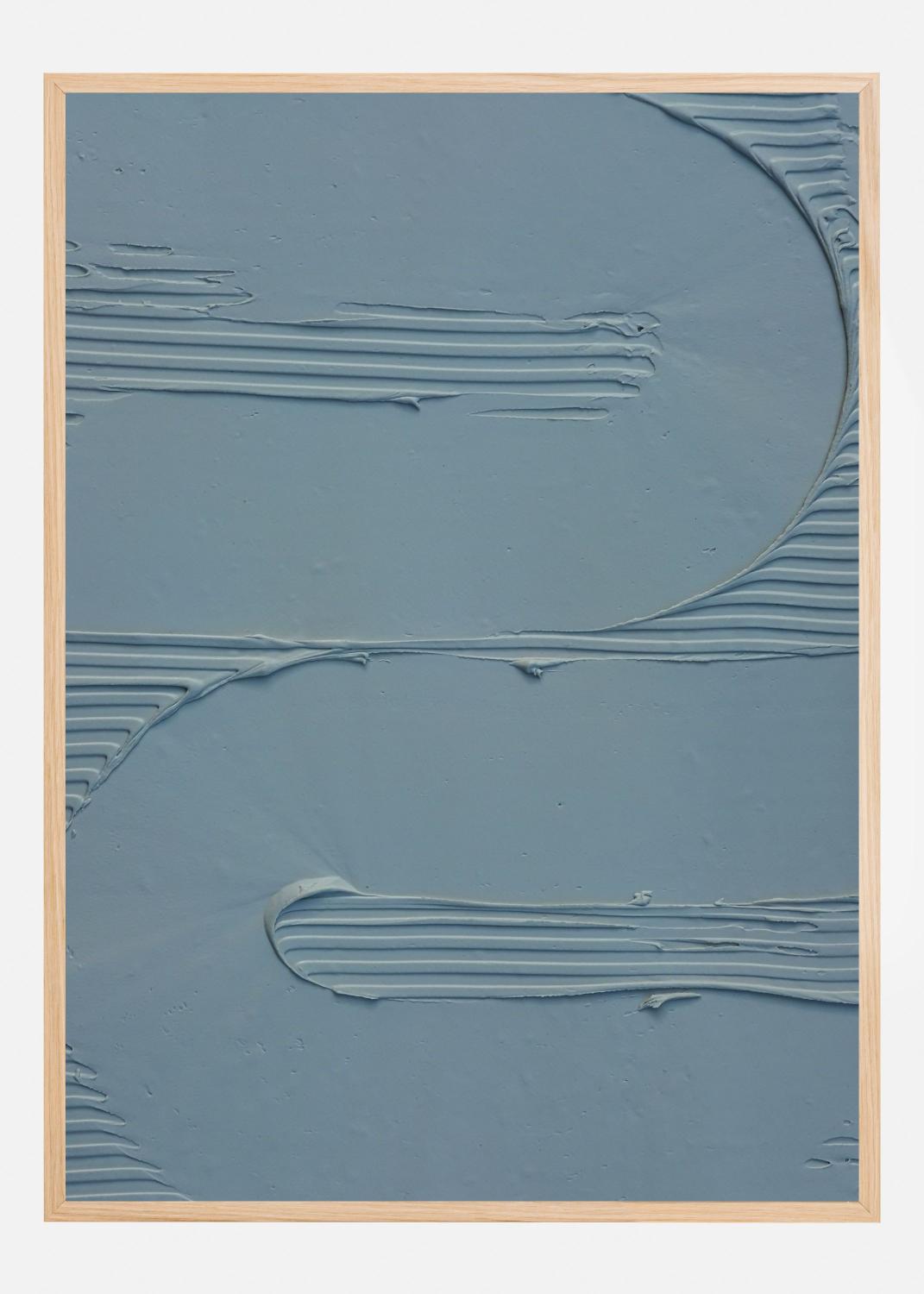 Product Image for Mud Texture Blue II Poster (21x29.7 cm (A4))