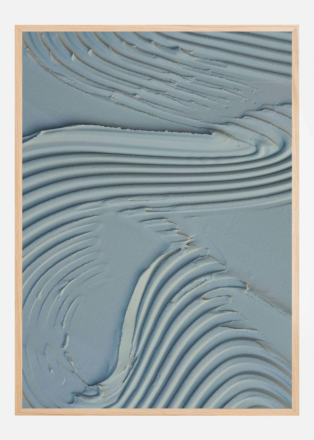 Product Image for Mud Texture Blue I Poster (21x29.7 cm (A4))
