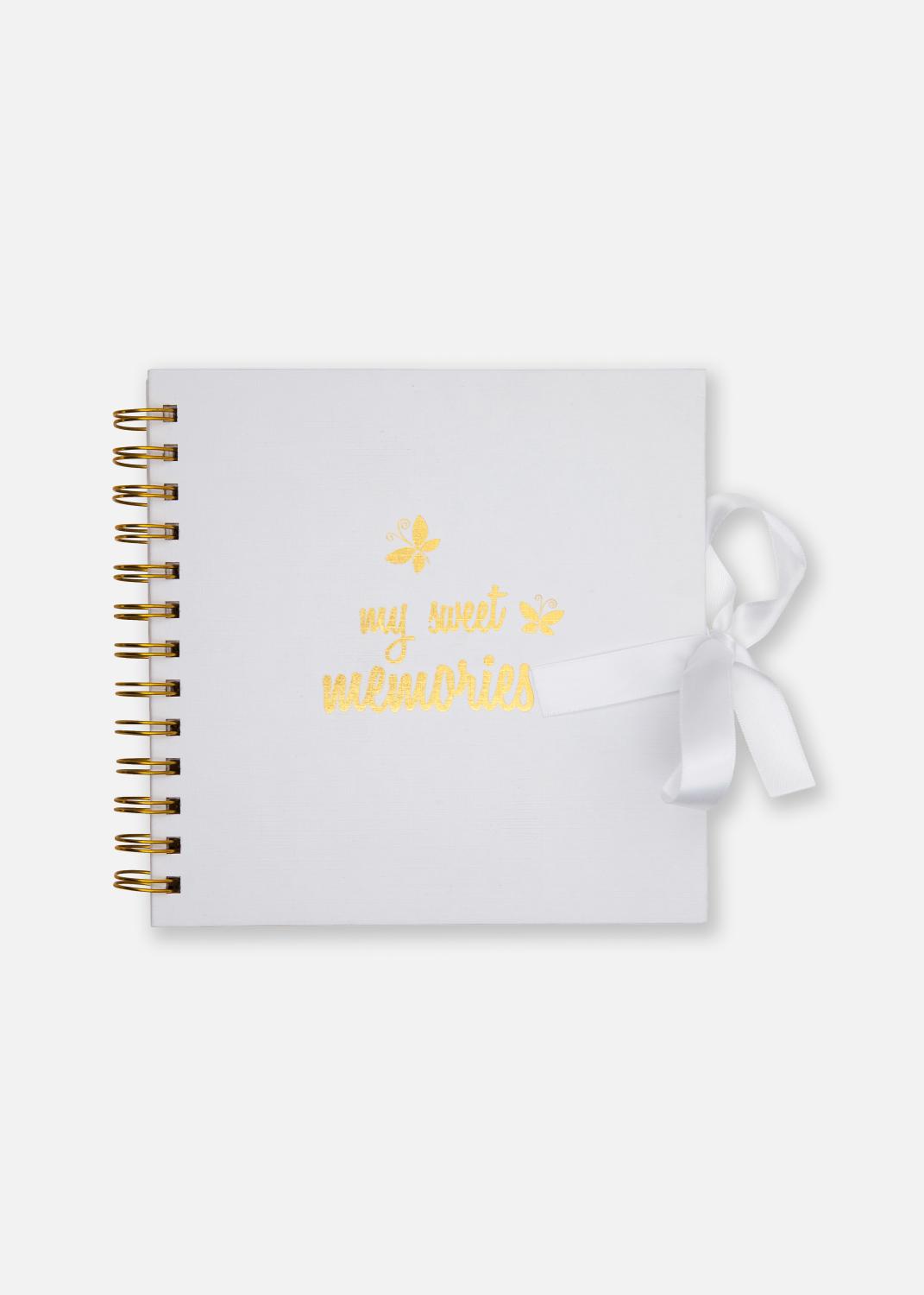 Product Image for Sweet Memories Weiß - 18x18 cm (48 weiße Seiten / 24 Blatt)