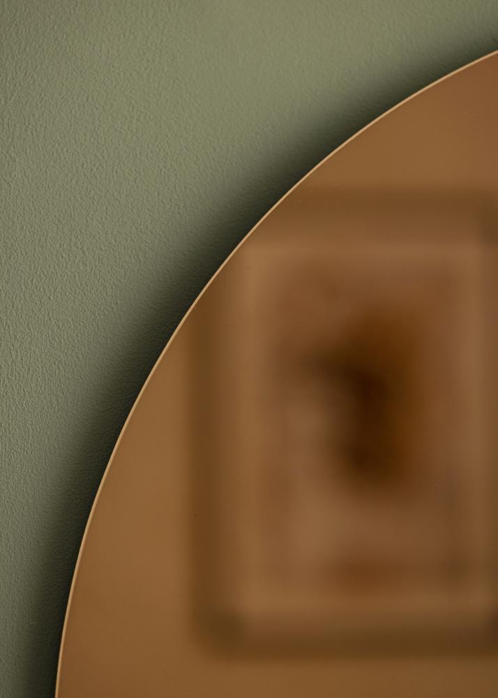 KAILA Runder Spiegel Rose Gold 60 cm Ø