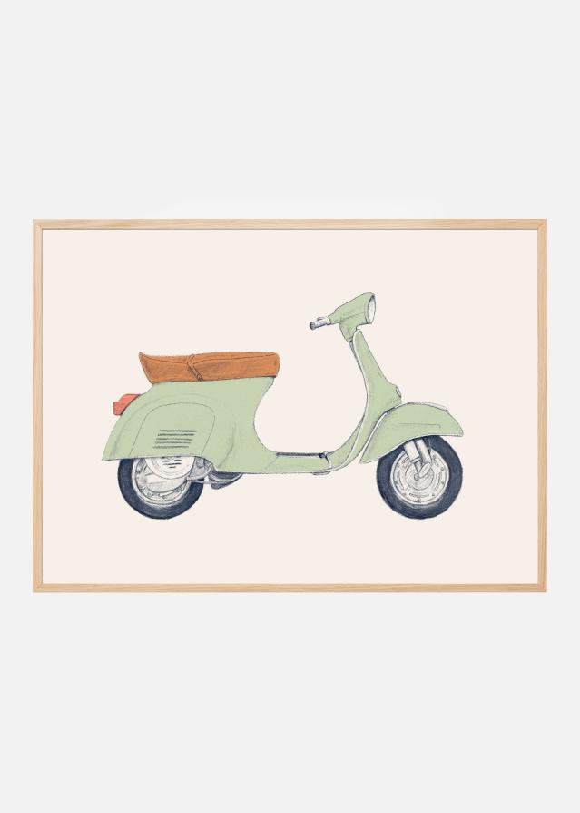 Vespa Print Poster