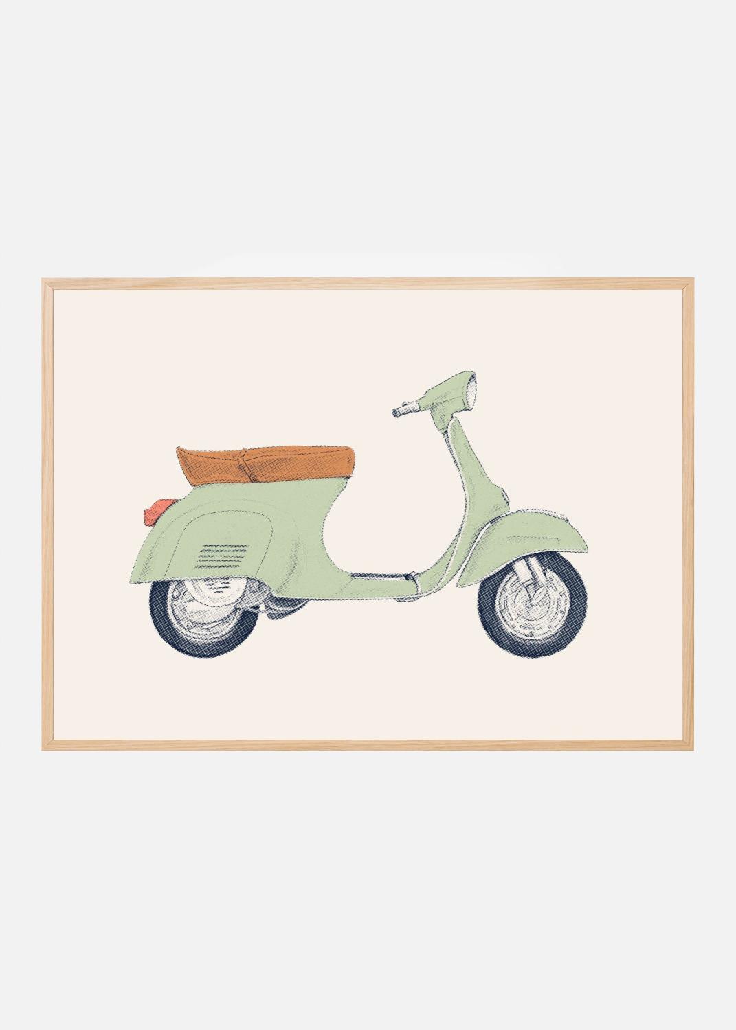 Product Image for Vespa Print Poster (100x140 cm)