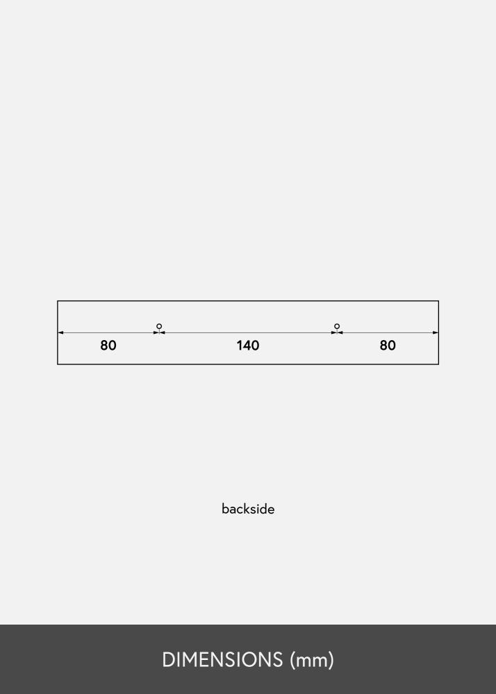 Bilderleiste Schwarz 30 cm