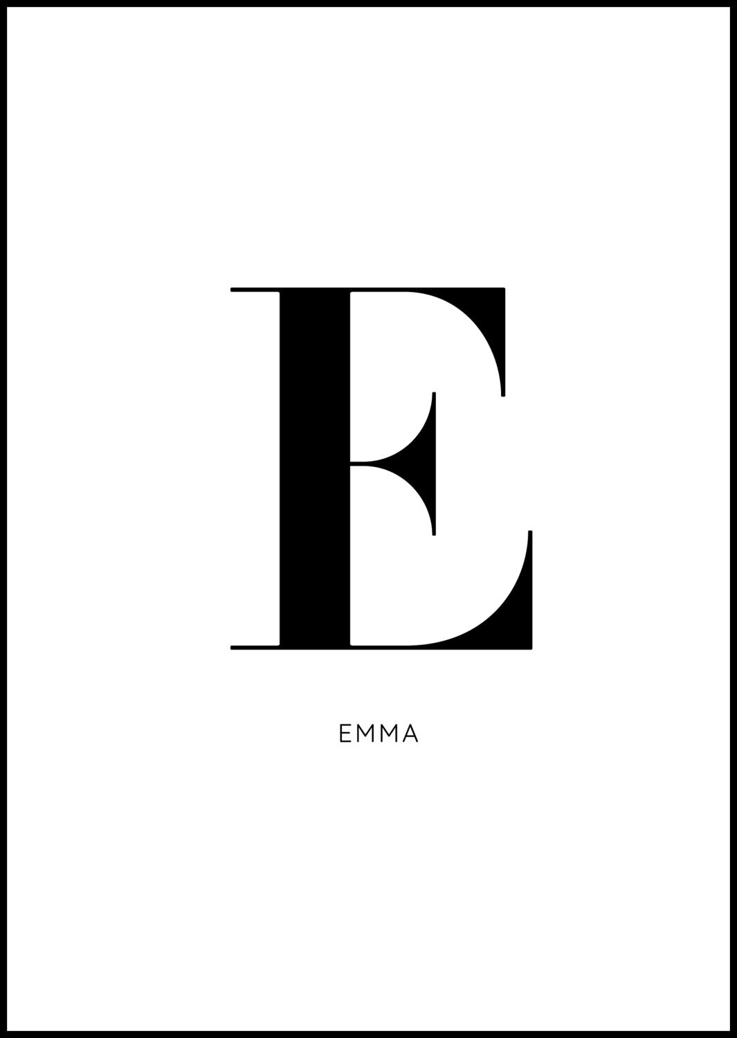 Product Image for Letter Capital - White (30x40 cm)
