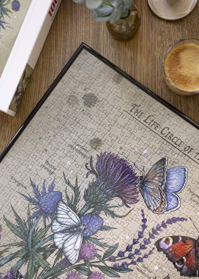 Puzzle-Rahmen Schwarz 50x66,5 cm