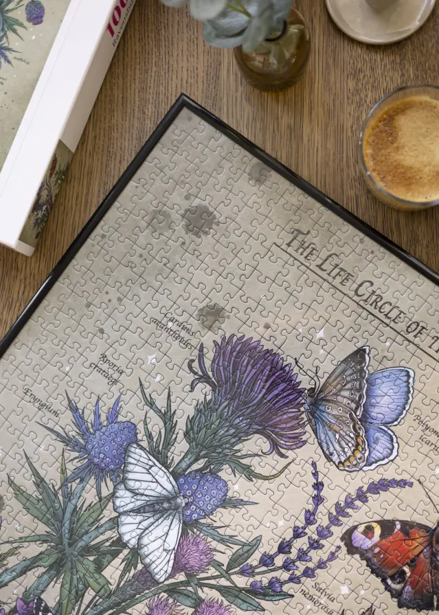 Puzzle-Rahmen Schwarz 50x66,5 cm