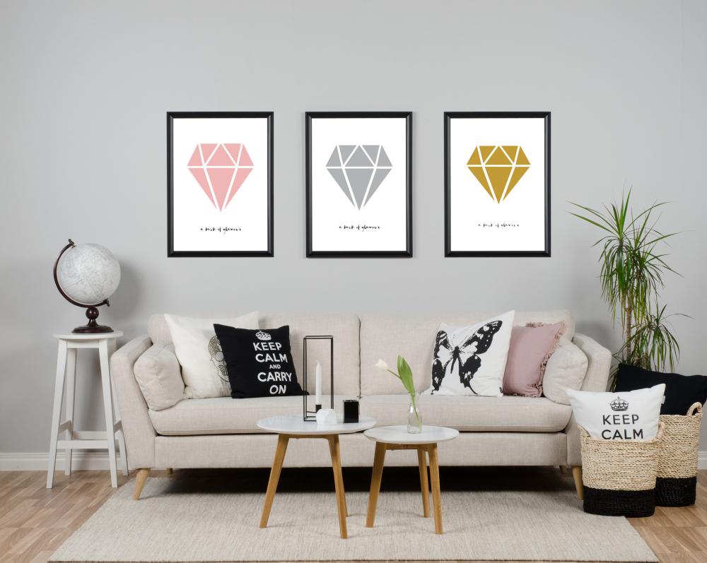 Diamant - Gold Poster