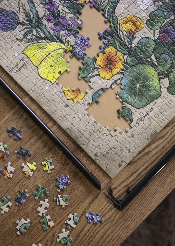 Puzzle-Rahmen Schwarz 50x66,5 cm