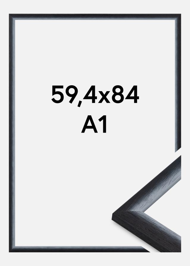 Rahmen Cornwall Acrylglas Schwarz 59.4x84 cm (A1)