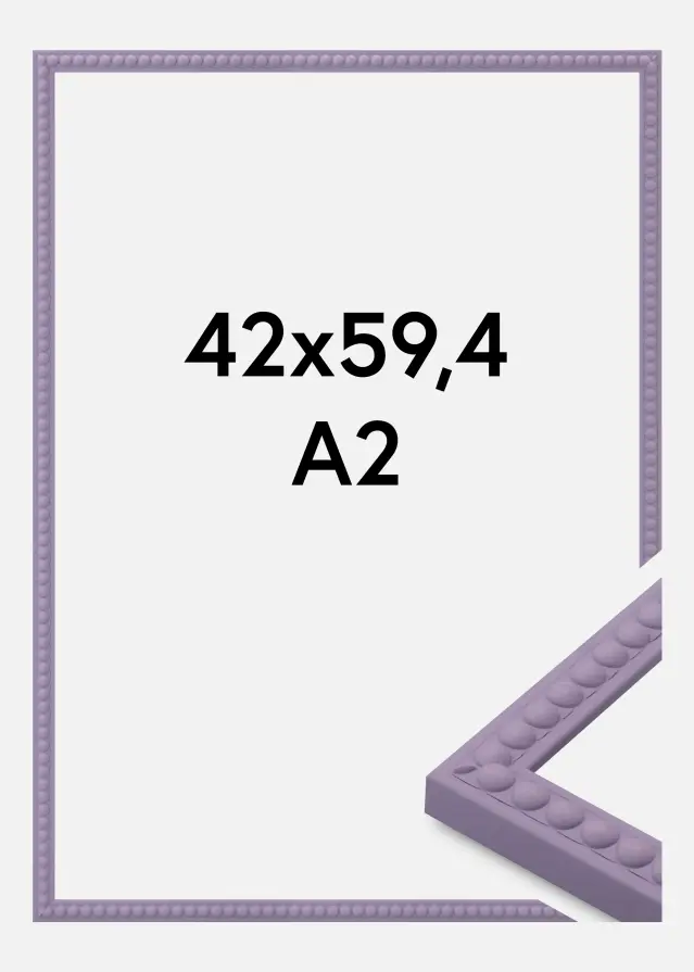 Rahmen Perla Acrylglas Lilac 42x59.4 cm (A2)