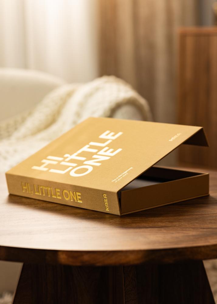 KAILA HI LITTLE ONE Manilla - Coffee Table Photo Album (60 Schwarze Seiten)