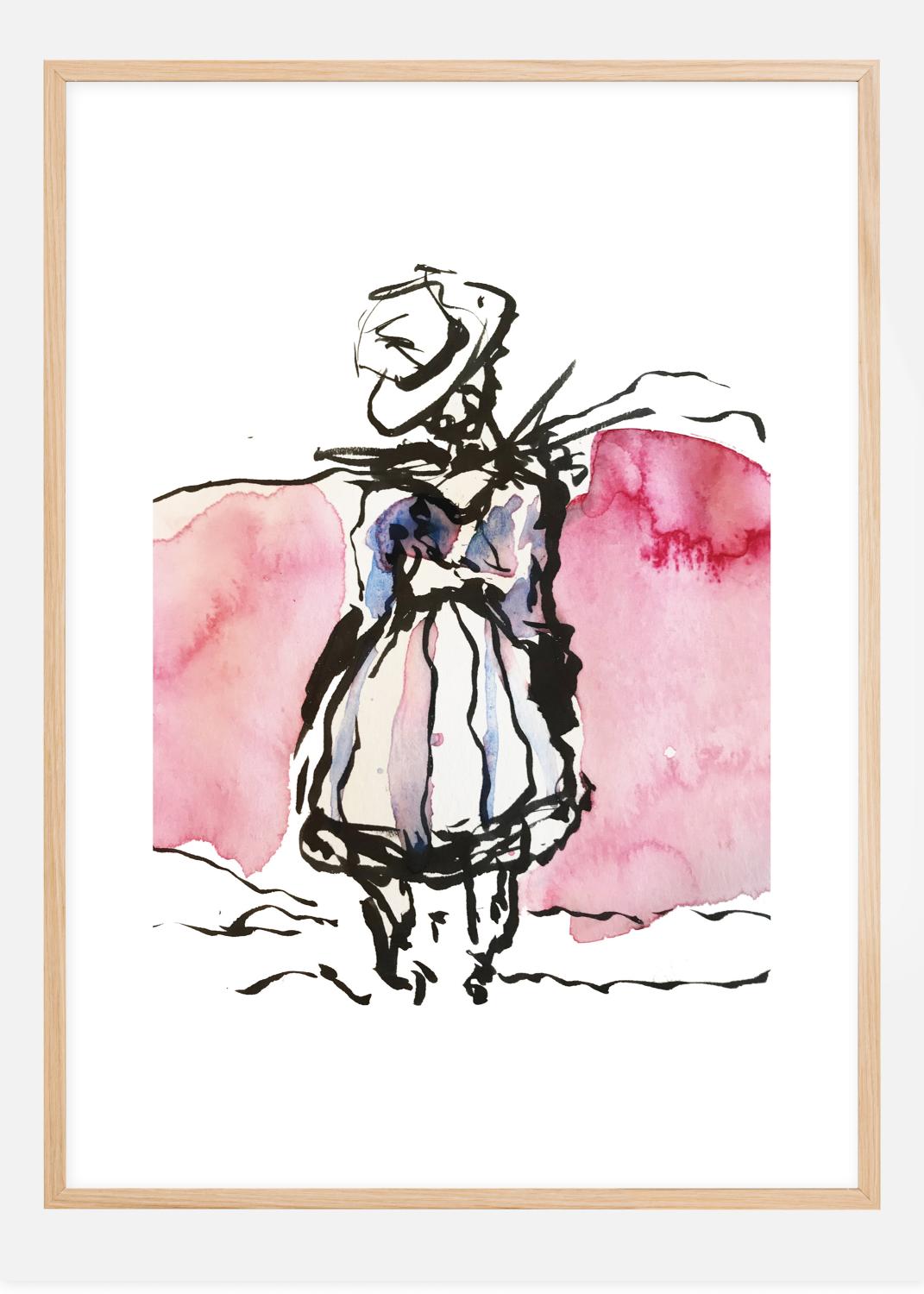 Product Image for Woman in the horizon Poster (21x29.7 cm (A4))