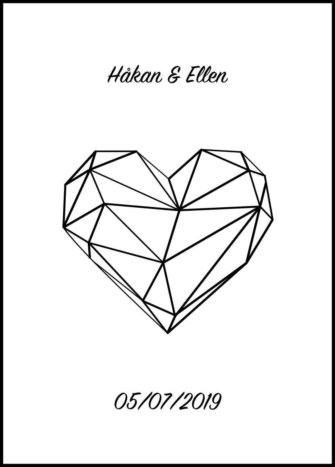 Product Image for Shape of a heart (21x29,7 cm (A4))