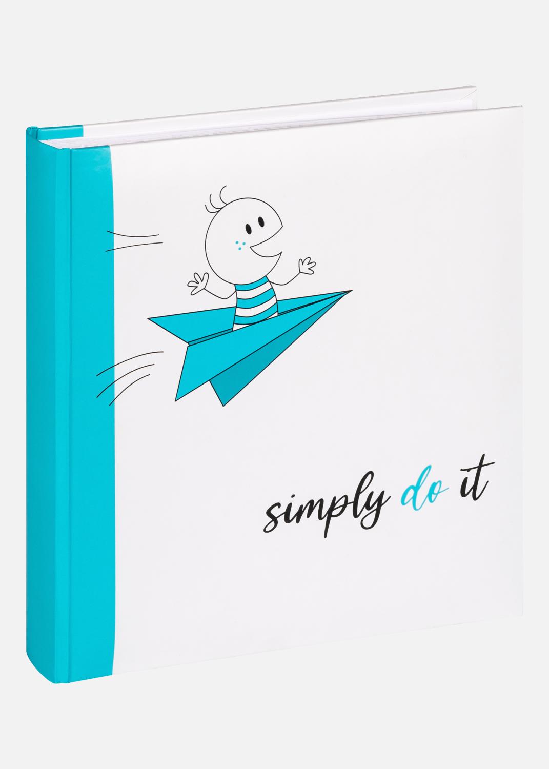 Product Image for Little Explorer Boy Babyalbum Blau - 22,5x24 cm (50 weiße Seiten / 25 Blatt)