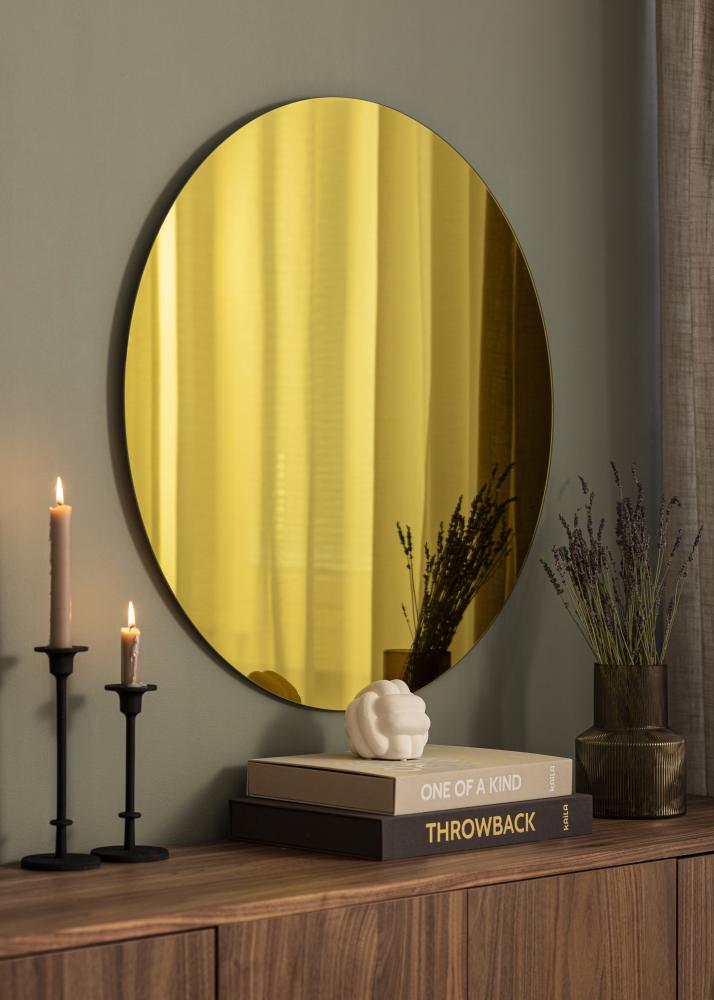 Spiegel Rich Yellow 80 cm Ø