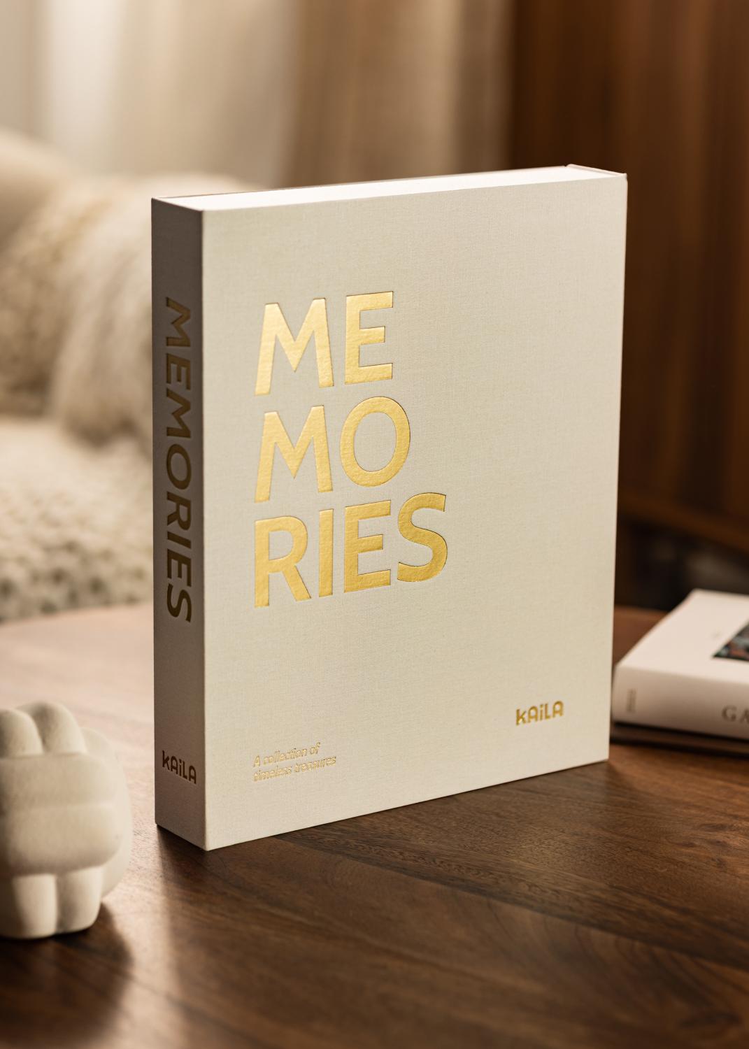 Product Image for KAILA MEMORIES Cream - Coffee Table Photo Album (60 Schwarze Seiten)