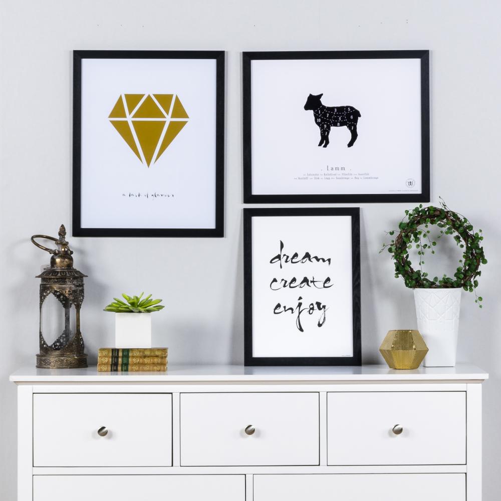 Diamant - Gold Poster