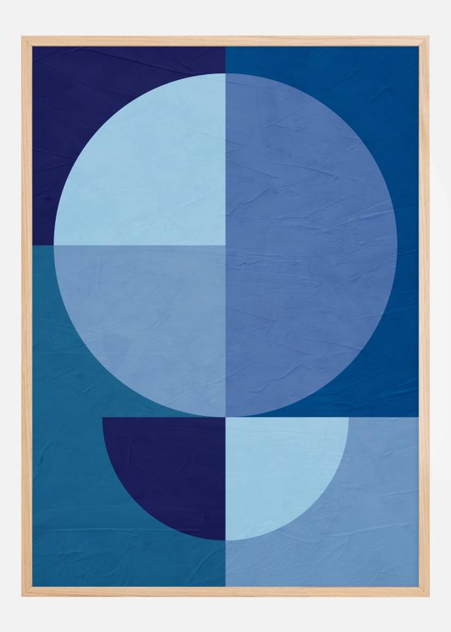 Blue Circles Poster