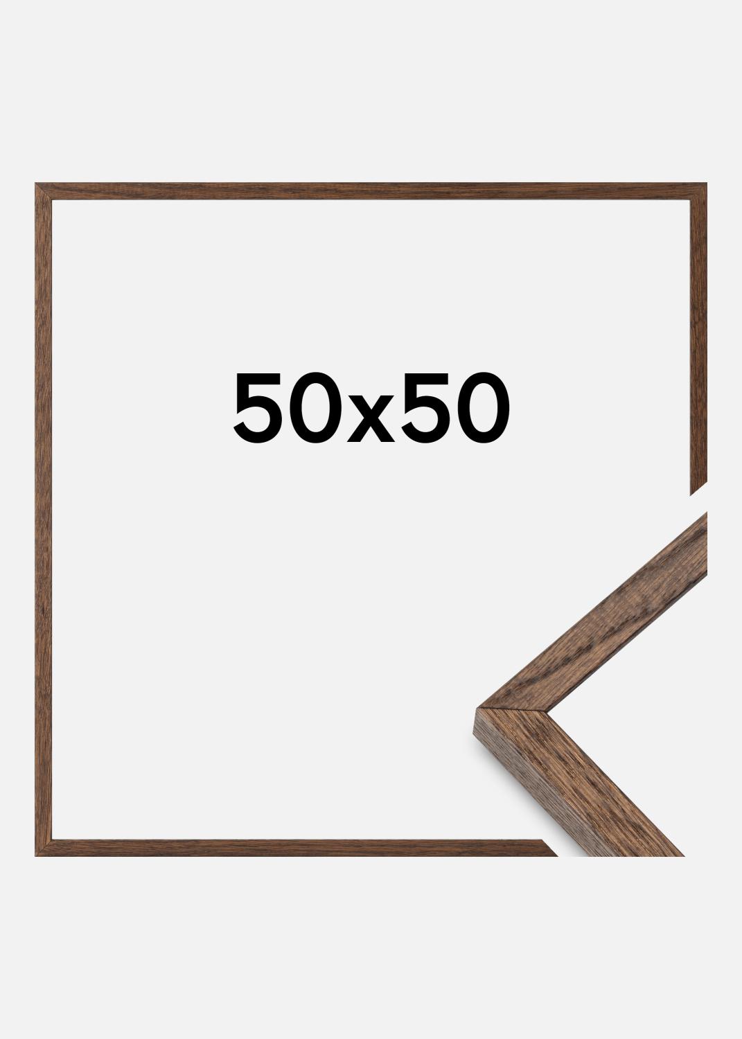 Product Image for Massive Oak Acrylglas Dark Painted 50x50 cm