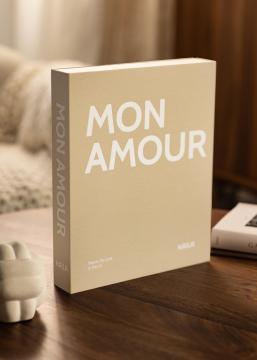 KAILA MON AMOUR - Coffee Table Photo Album (60 Schwarze Seiten)