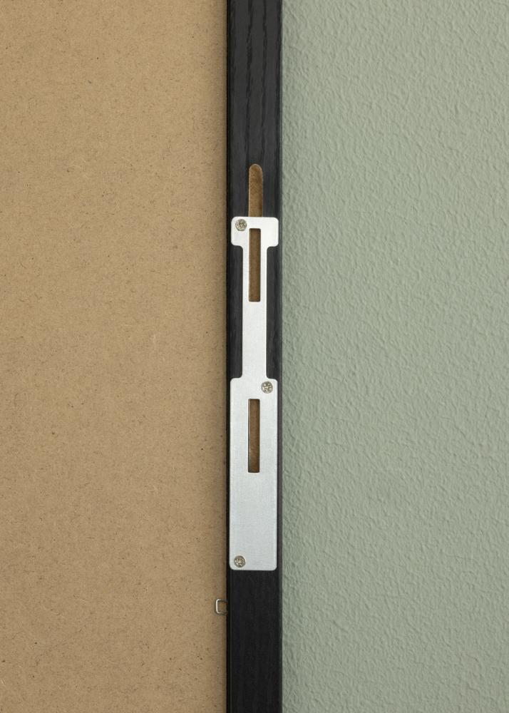 Spiegel Overdoor Schwarz 34x126 cm