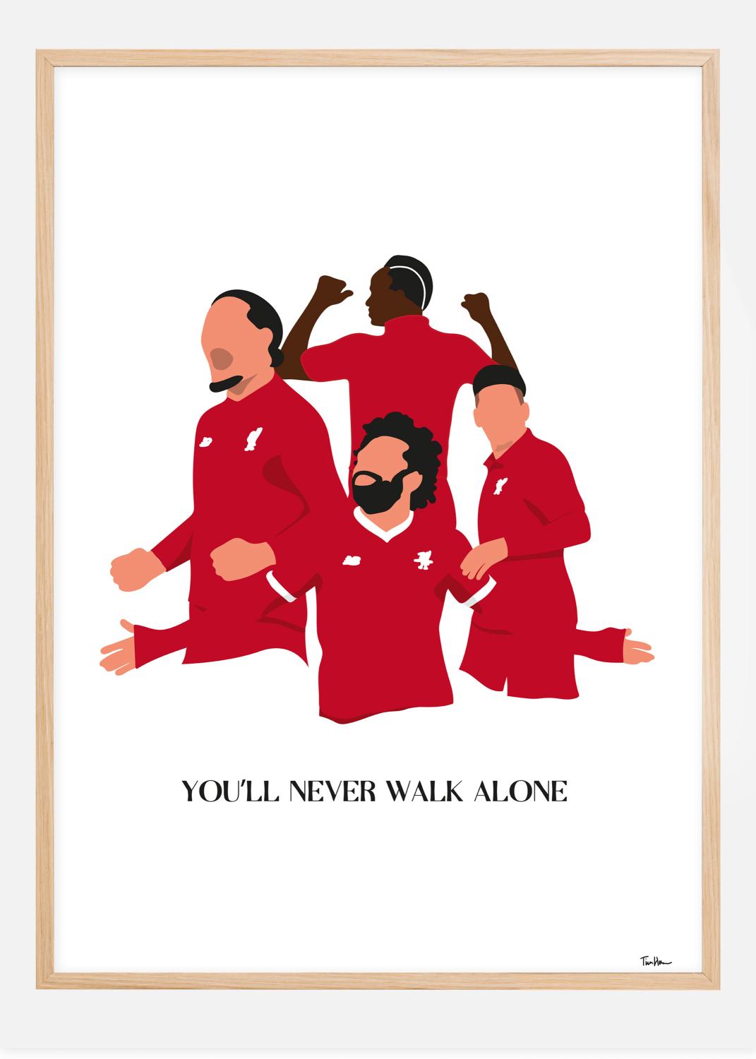 Product Image for You Will Never Walk Alone-Liverpool Players Poster (21x29.7 cm (A4))