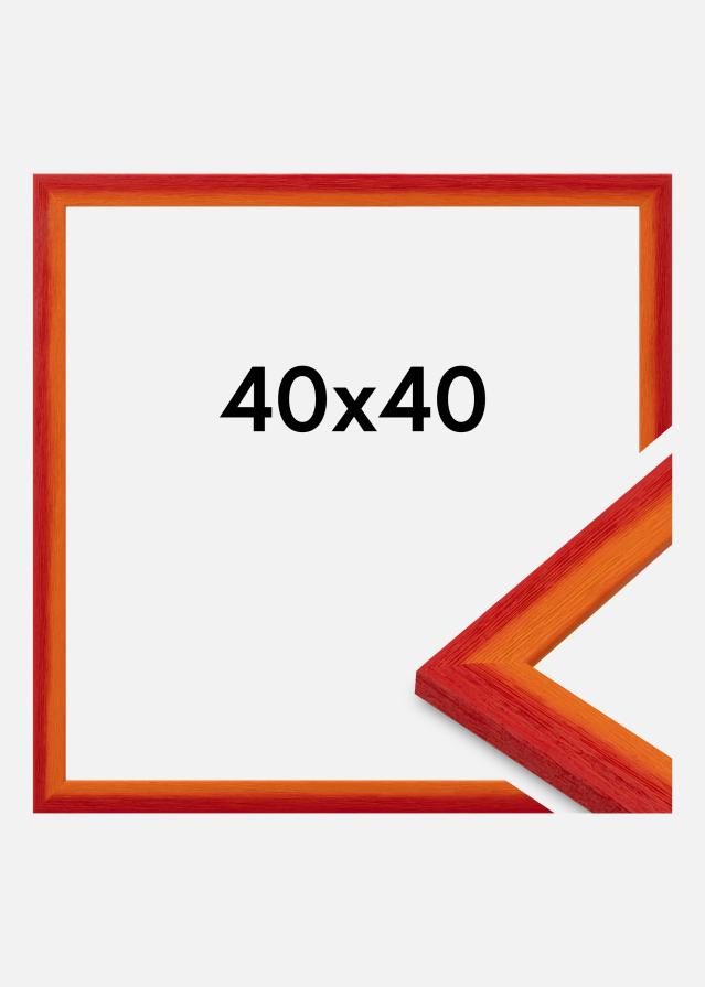 Rahmen Cornwall Acrylglas Rot 40x40 cm