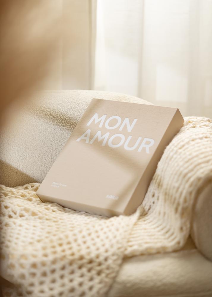 KAILA MON AMOUR - Coffee Table Photo Album (60 Schwarze Seiten)