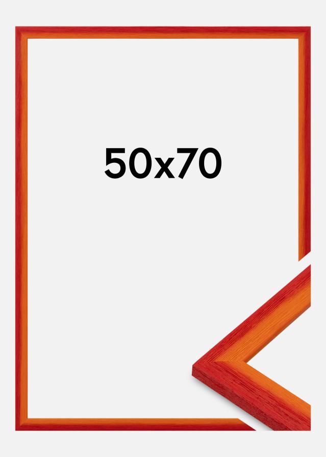 Rahmen Cornwall Acrylglas Rot 50x70 cm