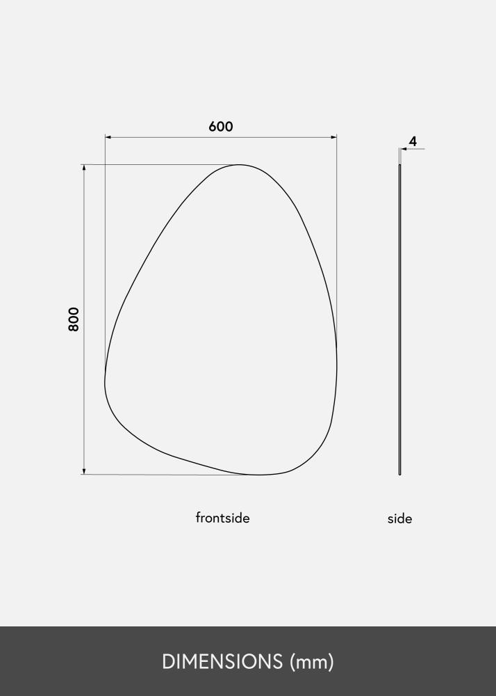 KAILA Spiegel Shape I 60x80 cm
