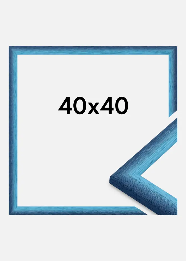 Rahmen Cornwall Acrylglas Dunkelblau 40x40 cm